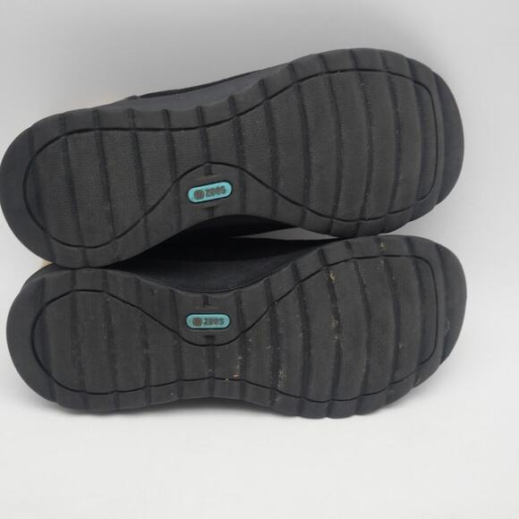 NEW BZees Golden Fur Trim Slip On Shooties Booties Black Leopard Women's 8.5 - Picture 13 of 13